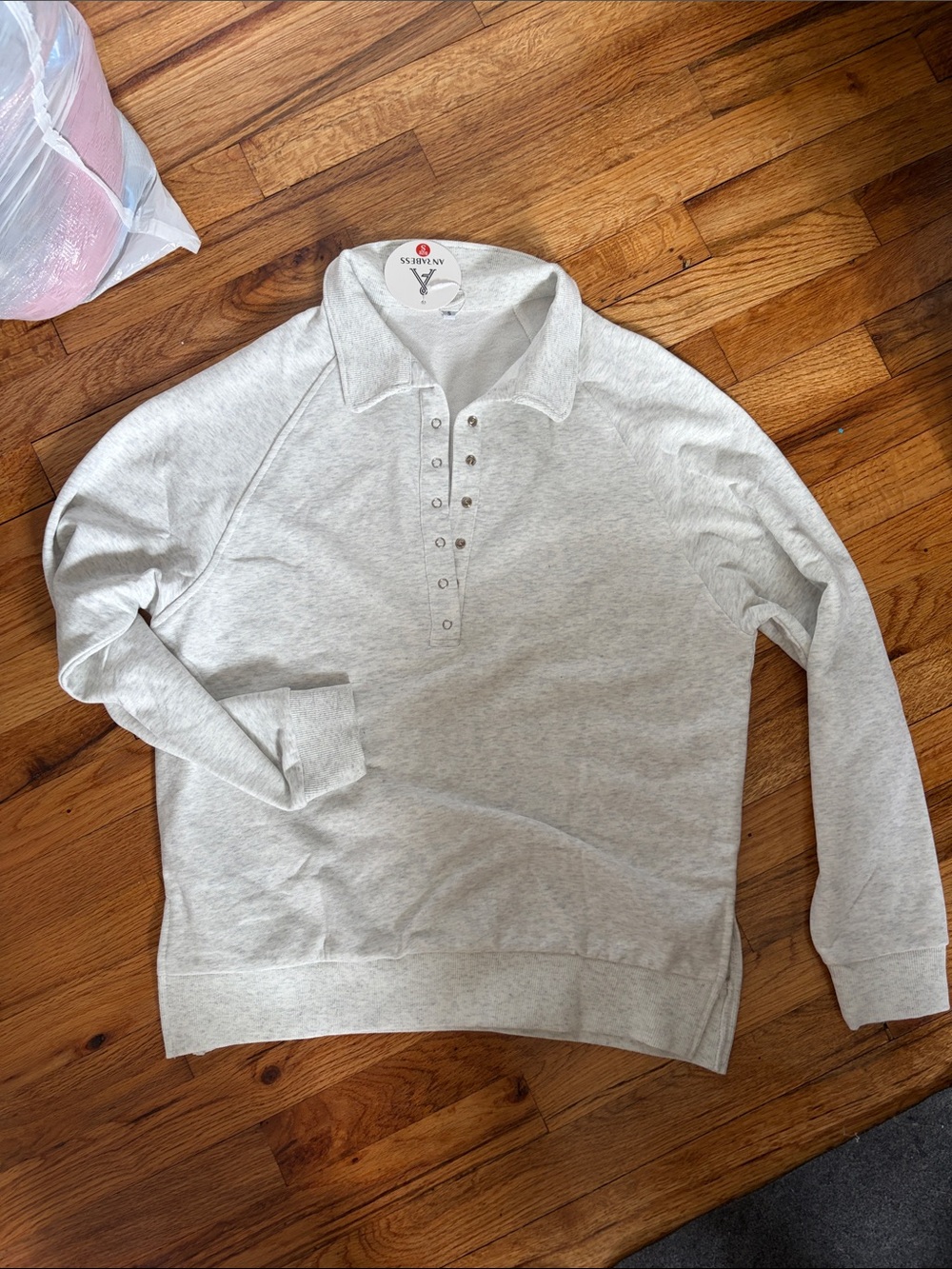 Antabess Gray Long Sleeve Pullover